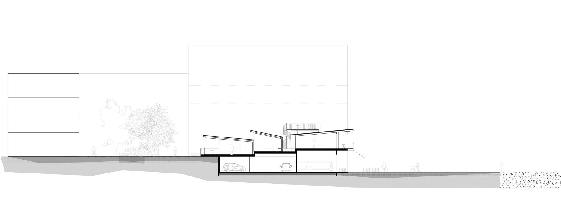 coupe projet logement