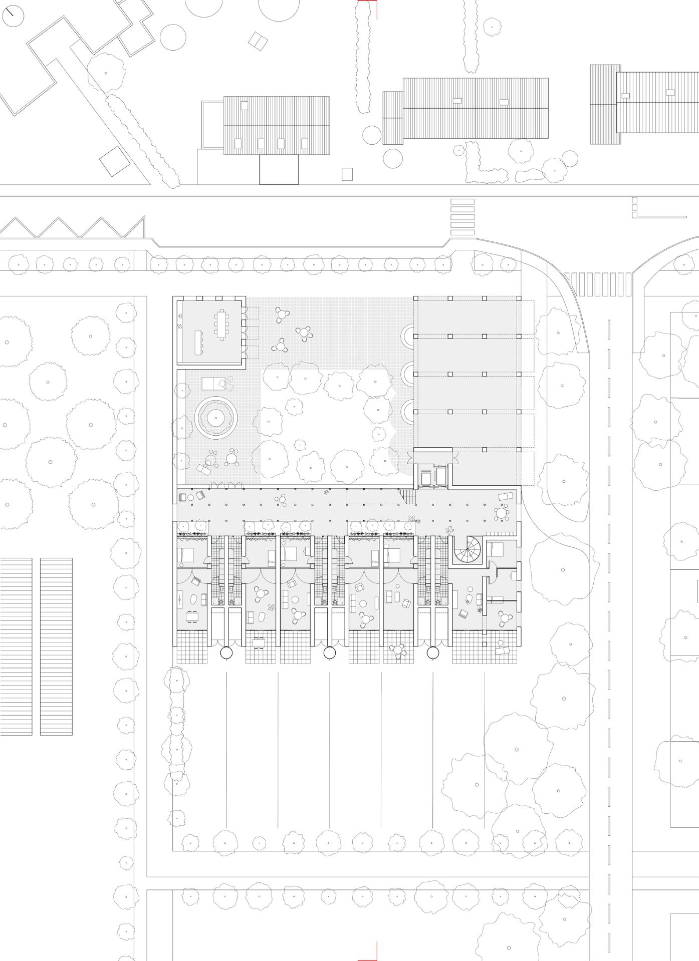 Plan de sol du projet logement entre Coudekerque Branche et Téteghem