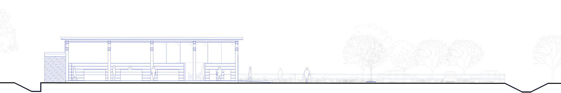 Coupe projet d'une ferme urbaine entre Coudekerque Branche et Téteghem