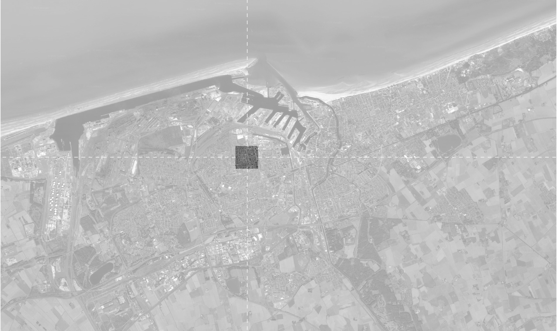 carte de situation d'un projet de logements à Dunkerque